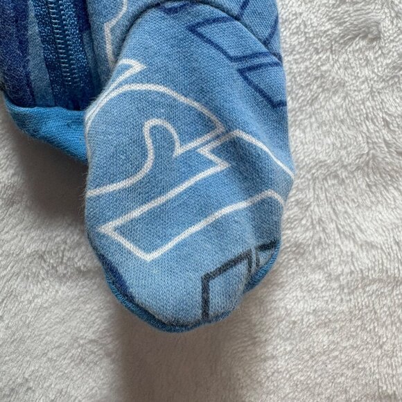 Nike Baby Boys 2-Piece Blue Bodysuit & Footed Sleeper Set 6M Just Do It Print - Picture 6 of 13